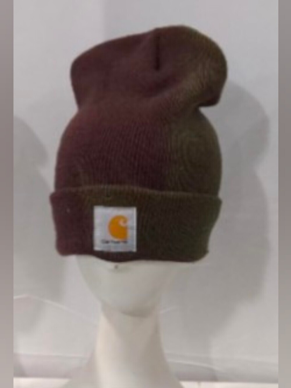 Carhartt® A18 Ribbed Knit Beanie, Unisex Poodle Beanie Two Tone - Picture 1 of 5
